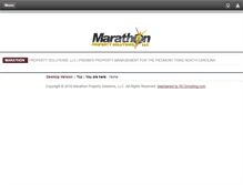 Tablet Screenshot of marathonlistings.com